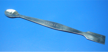 Metal Rod with Pointed End and Combustion Spoon Metal Rod with Pointed End and Combustion Spoon